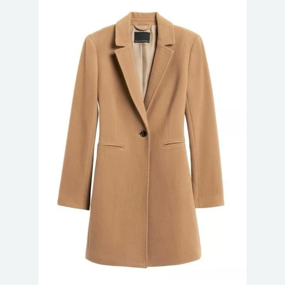 Banana Republic camel wool coat